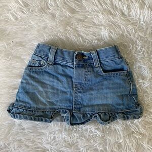 $4 if bundled. OshKosh B'gosh Blue Skorts with Classic Denim Style